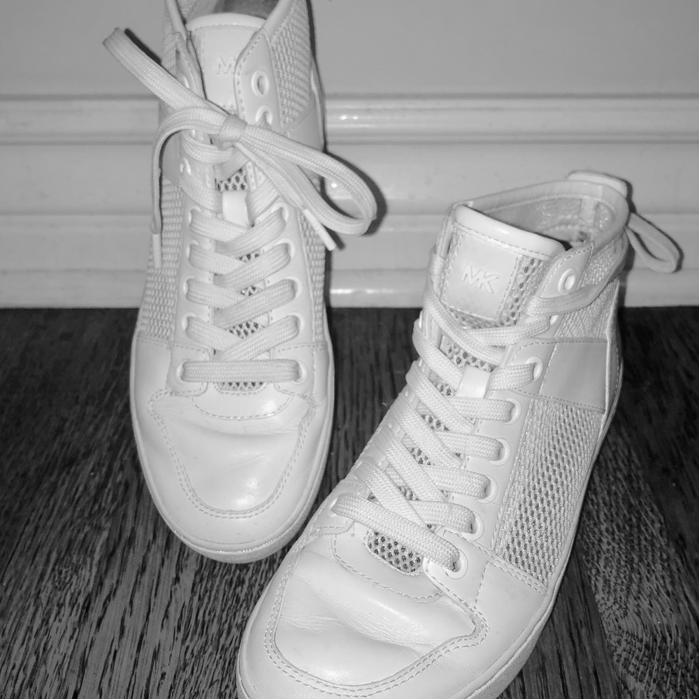 Michael Kors high tops, white